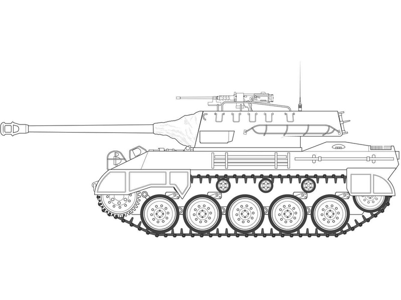 Plastikový model tanku Airfix A1371 M-18 Hellcat (1:35) | pkmodelar.cz