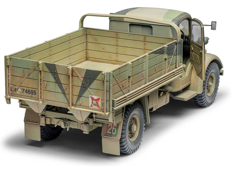 Airfix WWII British Army 30-cwt 4x2 GS Truck (1:35) | pkmodelar.cz