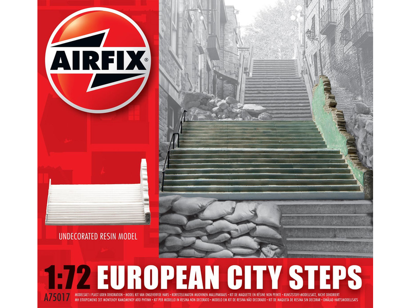 Airfix  A75017 - schody European City Steps (1:72) | pkmodelar.cz