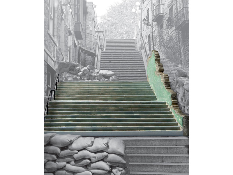 Airfix  A75017 - schody European City Steps (1:72) | pkmodelar.cz