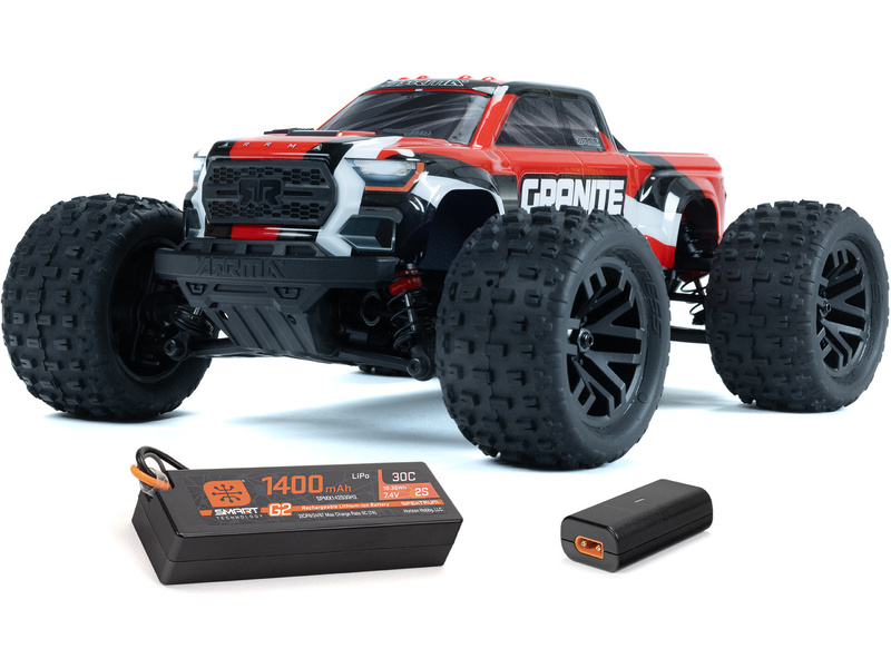 Arrma Granite Grom 1:18 4WD Smart RTR červená | pkmodelar.cz