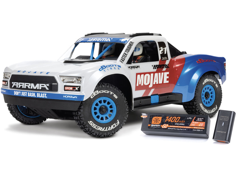 Arrma Mojave Grom 223S BLX 1:18 4WD RTR tyrkysová | pkmodelar.cz