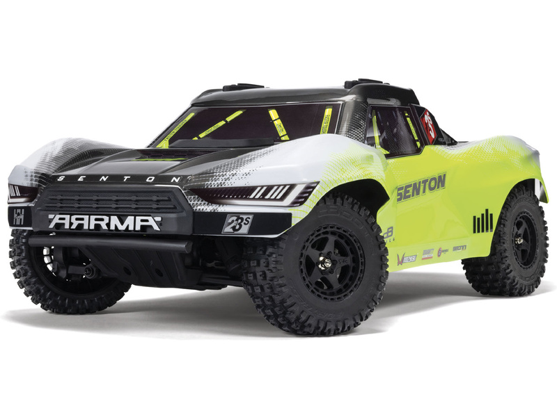 Arrma Senton 223S BLX 4WD 1:10 RTR DSC žlutá