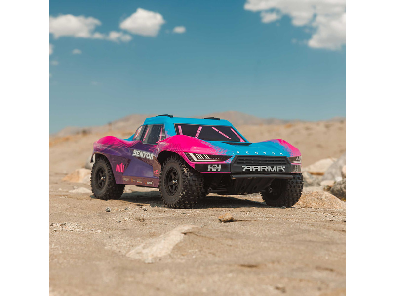 Arrma Senton 223S BLX 4WD 1:10 RTR DSC žlutá | pkmodelar.cz