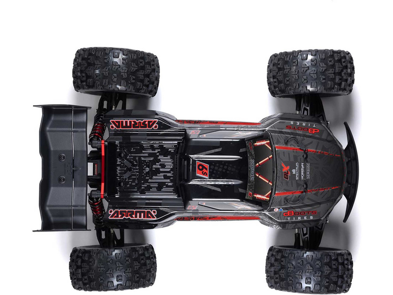 Arrma Kraton 6S BLX 1:8 4WD EXtreme Bash RTR černá | pkmodelar.cz