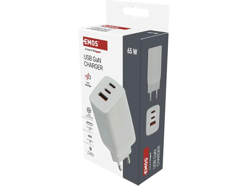 Síťový USB adaptér (zdroj) GaN PD 65W | pkmodelar.cz