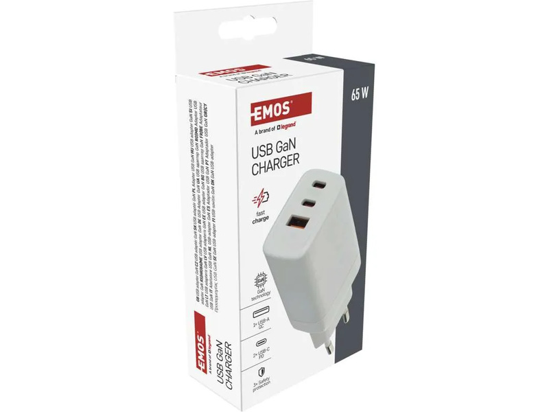 Síťový USB adaptér (zdroj) GaN PD 65W | pkmodelar.cz
