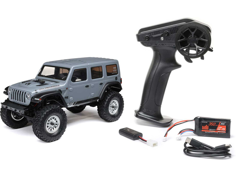 Axial SCX24 Jeep Wrangler JLU CRC 2019 V3 1:24 4WD RTR šedý | pkmodelar.cz