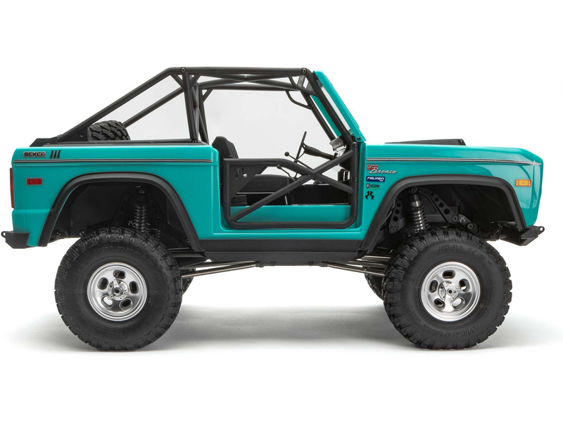 Axial SCX10 III Early Ford Bronco 4WD 1:10 tyrkysový | pkmodelar.cz