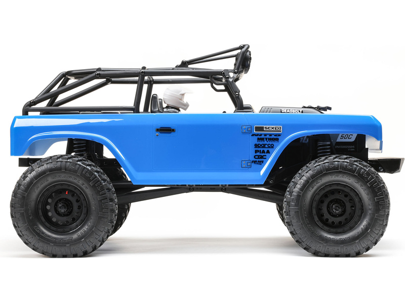 Axial SCX10 II Deadbolt 1:10 4WD RTR modrá | pkmodelar.cz