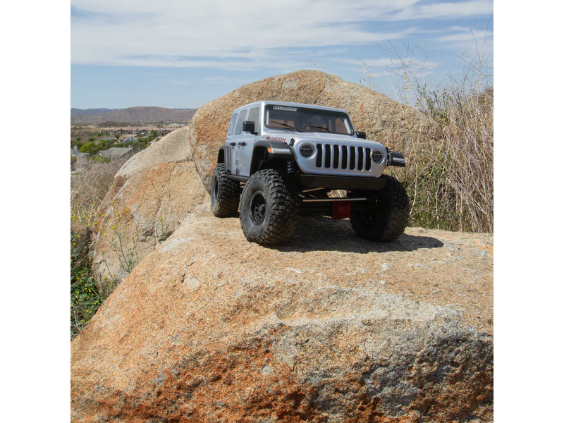Axial SCX6 Jeep JLU Wrangler 1:6 4WD RTR stříbrný | pkmodelar.cz