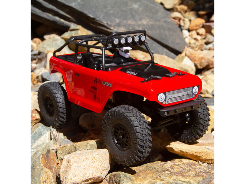 Axial SCX24 Deadbolt 1:24 4WD RTR červený | pkmodelar.cz