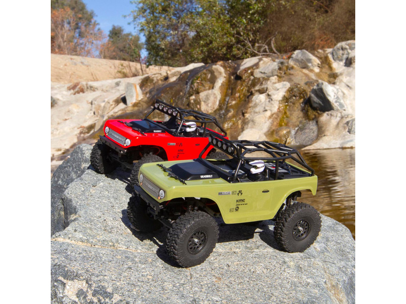 Axial SCX24 Deadbolt 1:24 4WD RTR červený | pkmodelar.cz