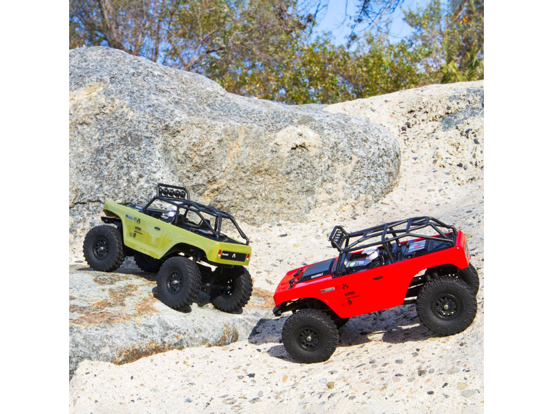 Axial SCX24 Deadbolt 1:24 4WD RTR červený | pkmodelar.cz