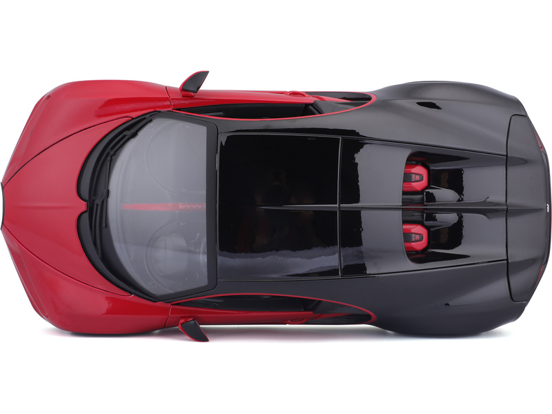 Bburago Plus Bugatti Chiron Sport 1:18 červená | pkmodelar.cz