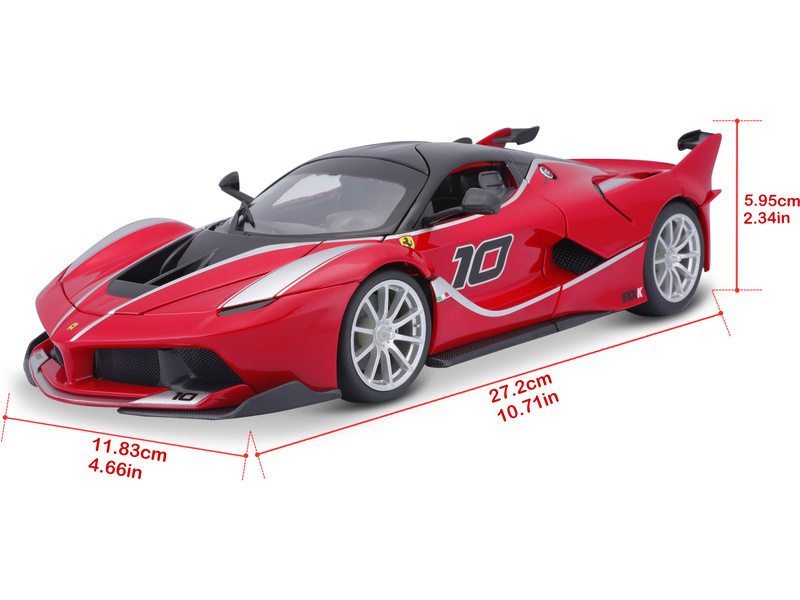 Bburago Ferrari FXX K 1:18 červená metalíza | pkmodelar.cz