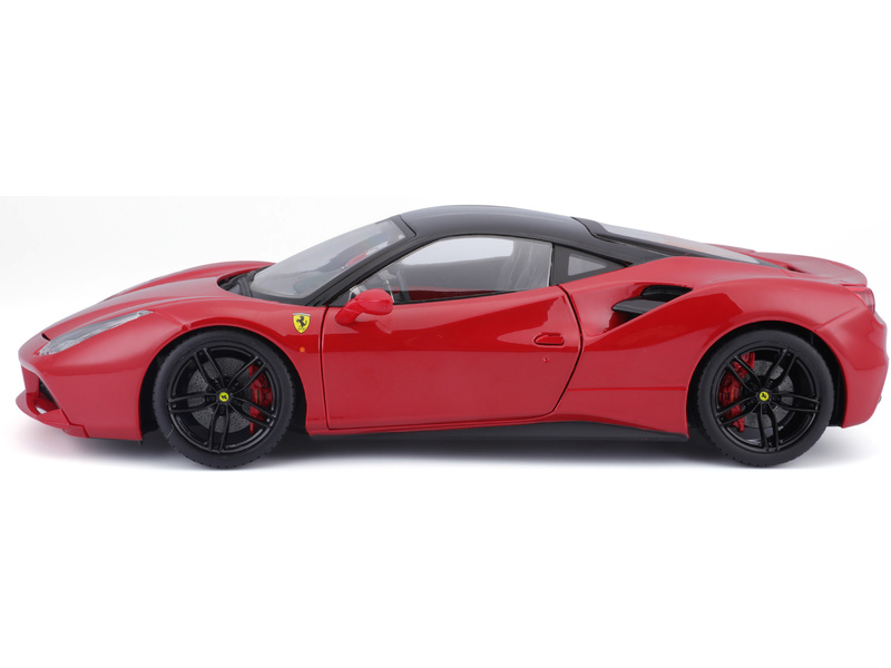 Bburago Signature Ferrari 488 GTB 1:18 červená | pkmodelar.cz