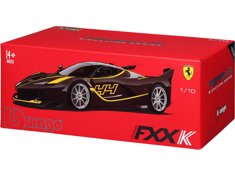 Bburago Signature Ferrari FXX K 1:18 černá | pkmodelar.cz