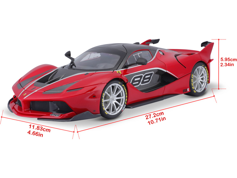 Bburago Signature Ferrari FXX K 1:18 červená | pkmodelar.cz