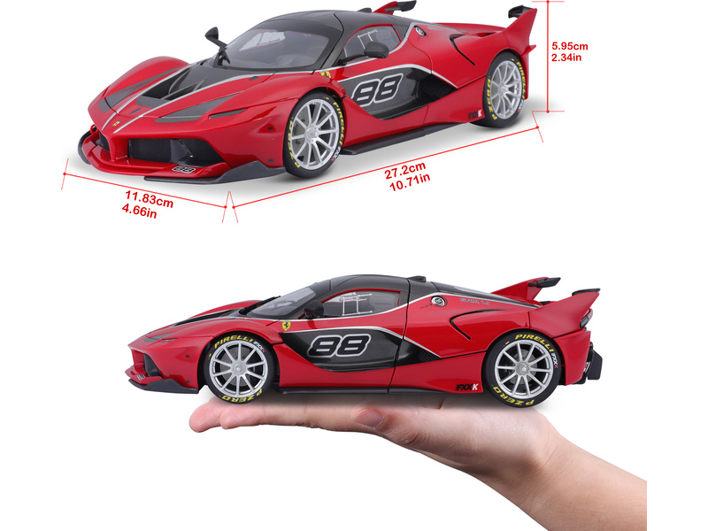 Bburago Signature Ferrari FXX K 1:18 červená | pkmodelar.cz