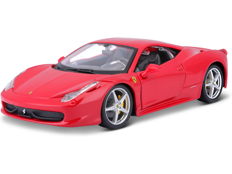 Bburago Ferrari 458 Italia 1:24 červená | pkmodelar.cz