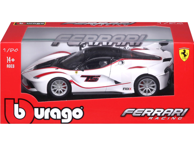 Bburago Ferrari FXX K 1:24 bílá | pkmodelar.cz