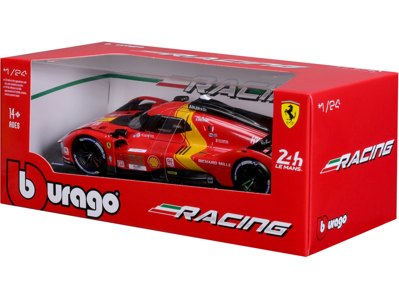 Bburago Ferrari Racing 499P 1:24 #51 | pkmodelar.cz