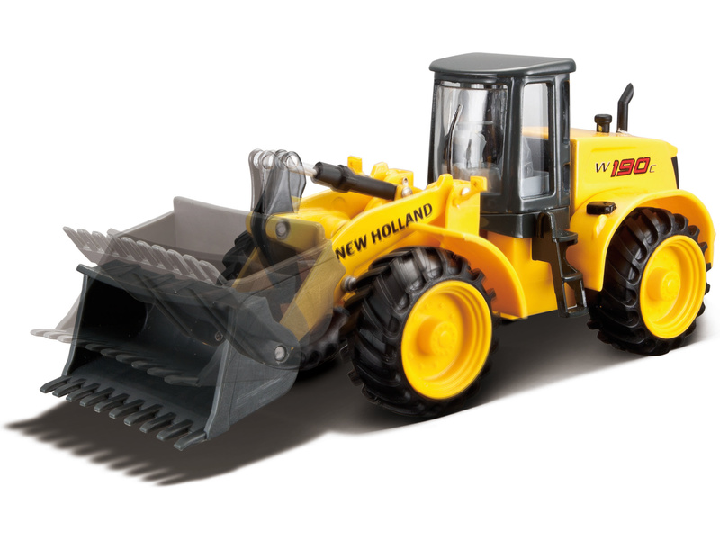 Kovový model stavební techniky Bburago New Holland W170D 1:50 | pkmodelar.cz