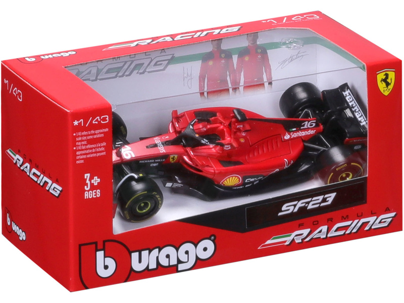 Bburago Ferrari SF-23 1:43 #16 Leclerc | pkmodelar.cz