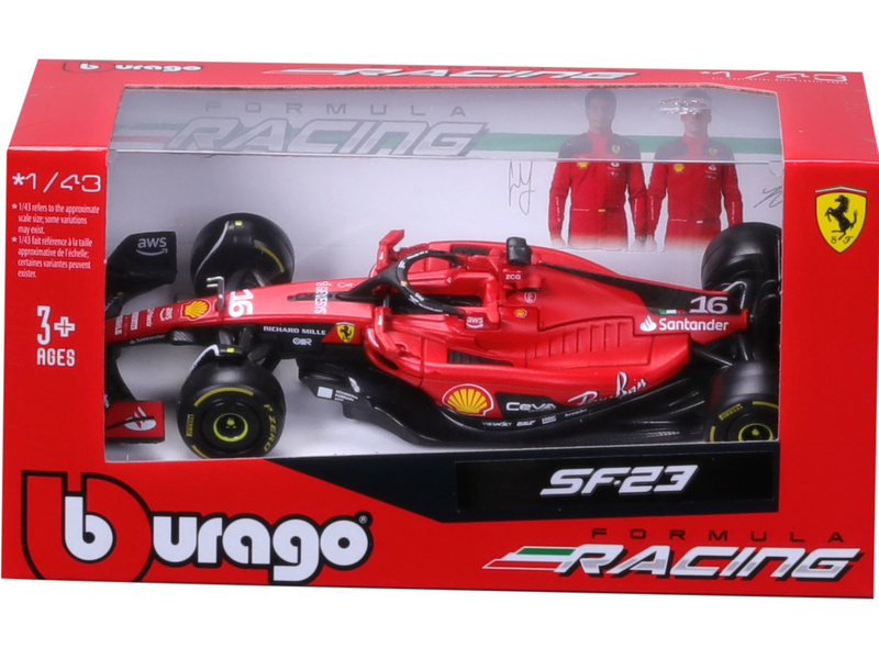 Bburago Ferrari SF-23 1:43 #16 Leclerc | pkmodelar.cz