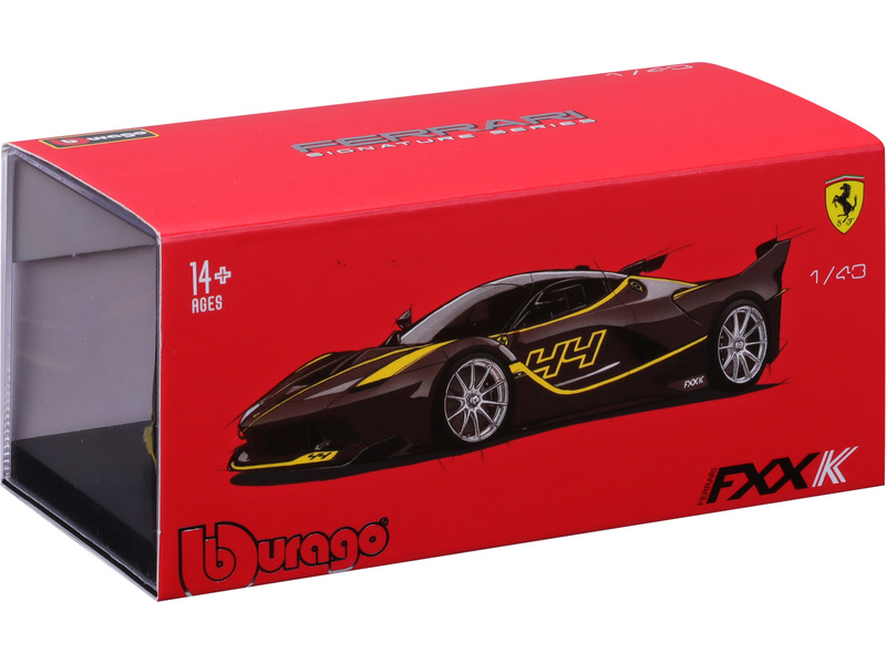 Bburago Signature Ferrari FXX K #44 černá | pkmodelar.cz