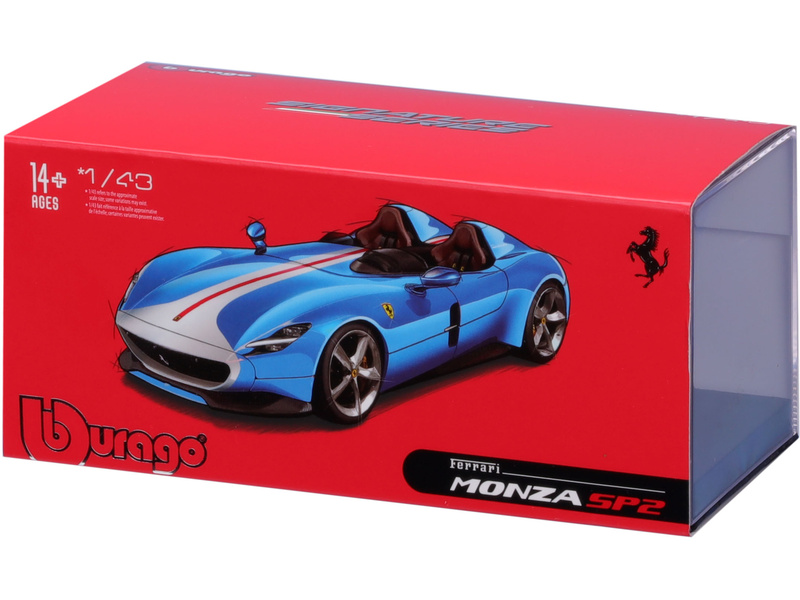 Bburago Signature Ferrari Monza SP2 1:43 modrá | pkmodelar.cz