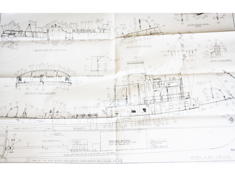 CALDERCRAFT Imara přístavní remorkér 1:32 kit | pkmodelar.cz