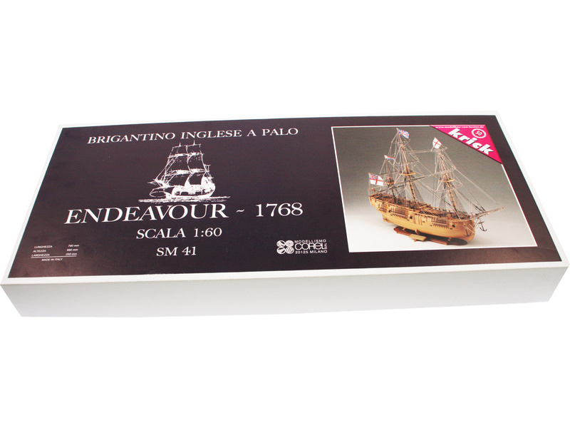 COREL Endeavour 1768 1:60 kit | pkmodelar.cz