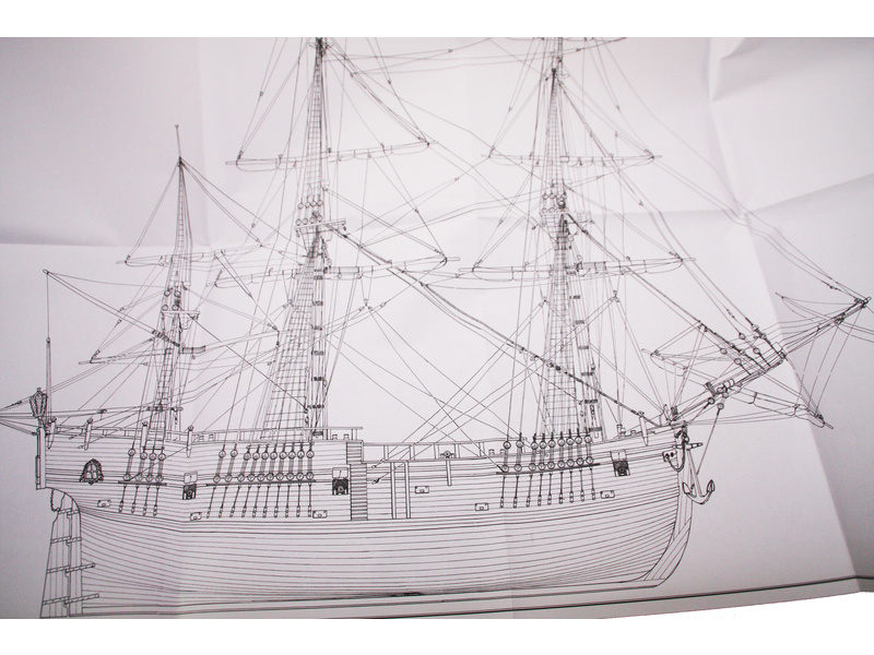 COREL Endeavour 1768 1:60 kit | pkmodelar.cz