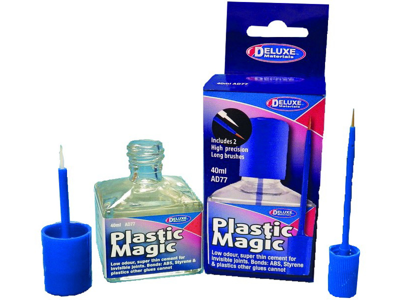Plastic Magic bezbarvé lepidlo na plasty 40ml | pkmodelar.cz
