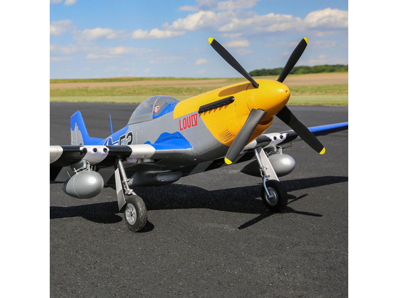 E-flite P-51D Mustang 1.5m BNF Basic | pkmodelar.cz