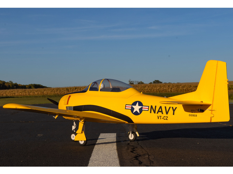 E-flite T-28 Trojan 2.0m Smart SAFE Select BNF Basic | pkmodelar.cz