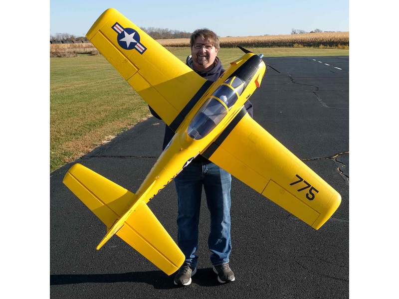 E-flite T-28 Trojan 2.0m Smart SAFE Select BNF Basic | pkmodelar.cz