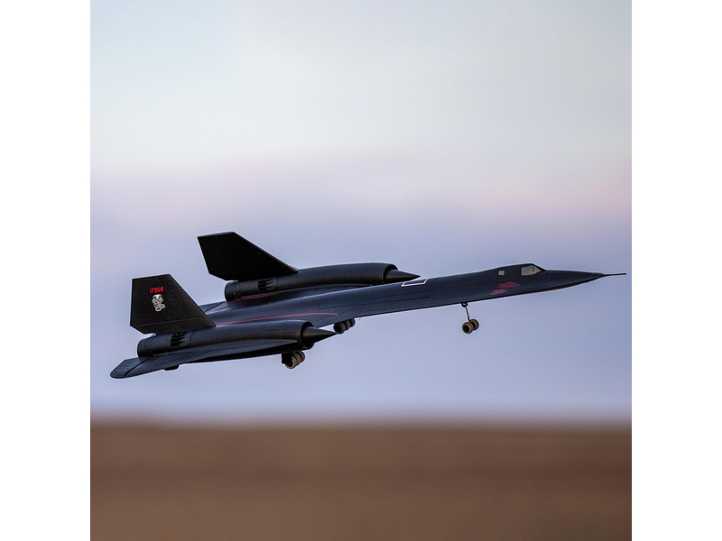 E-flite SR-71 Blackbird 0.96m AS3X SAFE Select BNF Basic | pkmodelar.cz