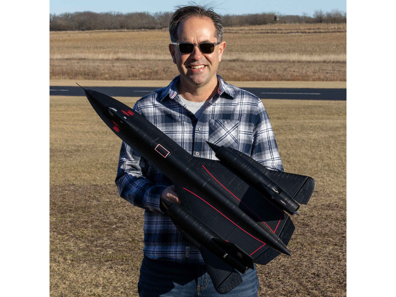 E-flite SR-71 Blackbird 0.96m AS3X SAFE Select BNF Basic | pkmodelar.cz