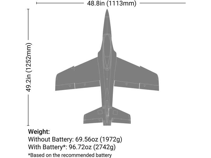 E-flite Habu XS eXtra Sport 1.1m 80mm EDF AS3X+ SAFE Select BNF Basic | pkmodelar.cz