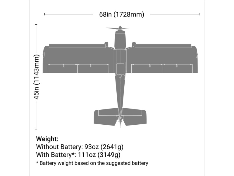 E-flite Super Timber 1.7m SAFE Select BNF Basic | pkmodelar.cz