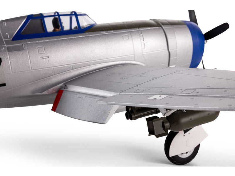 E-flite P-47 Razorback 1.2m SAFE Select BNF Basic | pkmodelar.cz