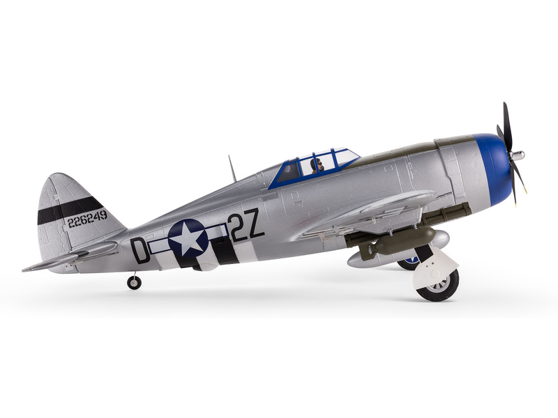 E-flite P-47 Razorback 1.2m SAFE Select BNF Basic | pkmodelar.cz