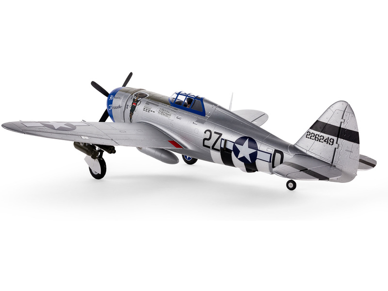 E-flite P-47 Razorback 1.2m SAFE Select BNF Basic | pkmodelar.cz