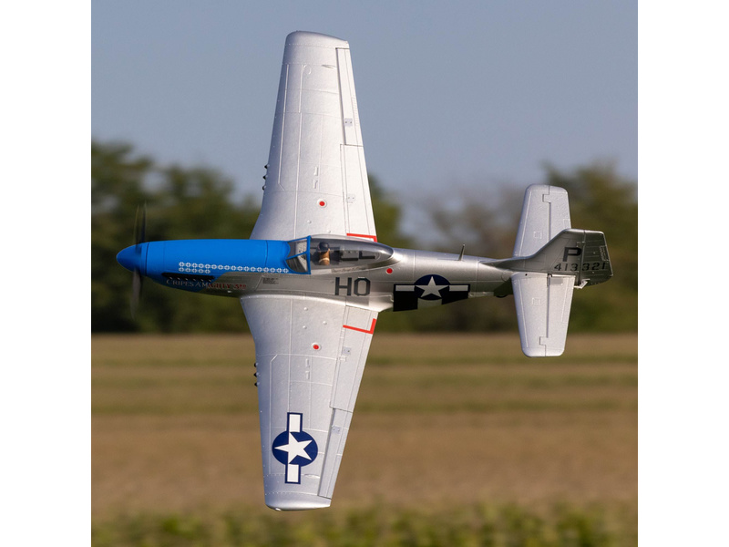 E-flite P-51D Mustang 1.2m SAFE Select BNF Basic | pkmodelar.cz