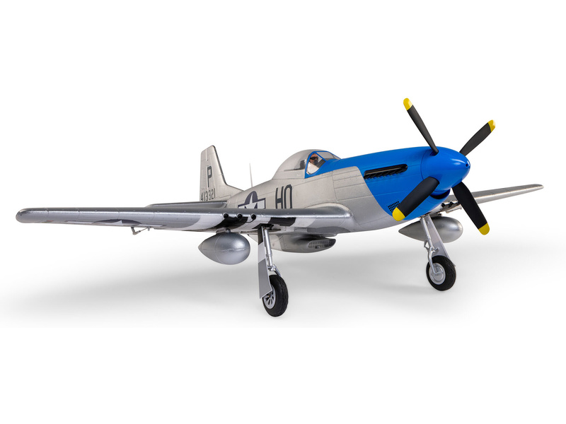 E-flite P-51D Mustang 1.2m SAFE Select BNF Basic | pkmodelar.cz