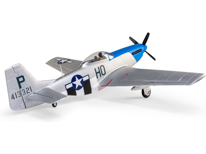 E-flite P-51D Mustang 1.2m SAFE Select BNF Basic | pkmodelar.cz