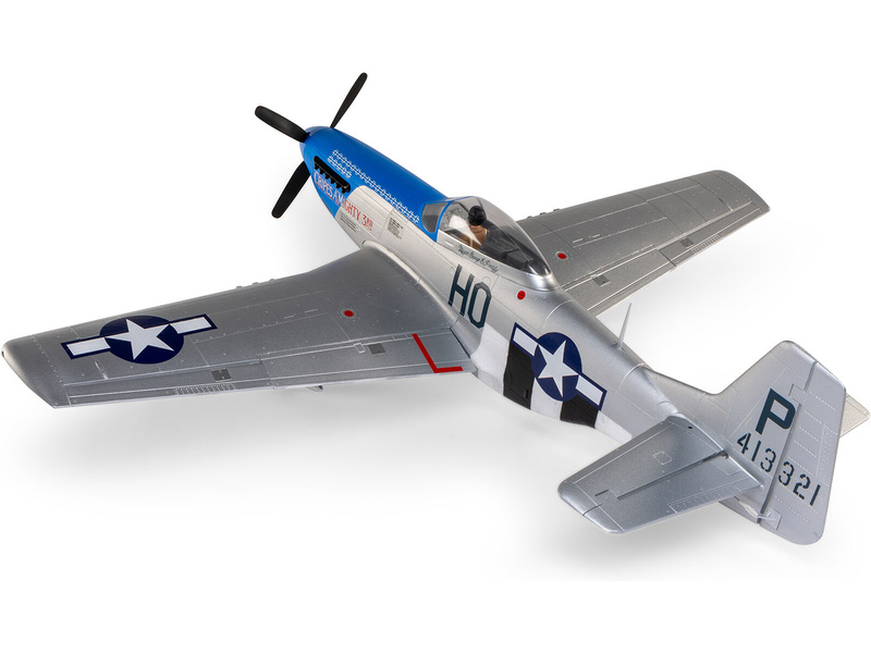 E-flite P-51D Mustang 1.2m SAFE Select BNF Basic | pkmodelar.cz